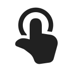 Tap Single SVG Icon